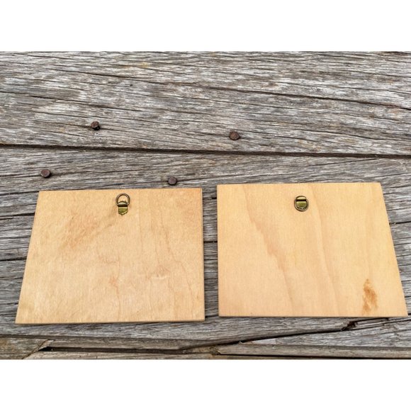 Vintage Wood Plaques Children With Puppy and Kittens - Picture 5 of 10